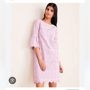 ANN TAYLOR Lilac Floral Shift Dress